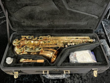 LIKE NEW! Yanagisawa AWO2 Bronze Series Professional Alto Sax - Serial # 00412673